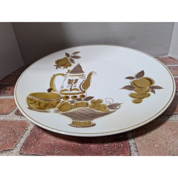 Mikasa MOCHA Chop Plate Round Serving Platter Focus Shape 2015-W Japan - Picture 2 of 5